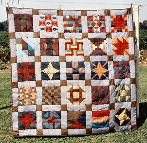 [Picture of Ann's first place lap quilt - 2003]